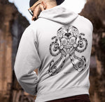 "Octopus" Zip Up Hoodie