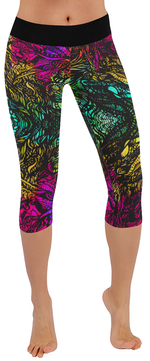 "Vibrance" Capri Style Leggings