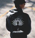 "Floating Lotus" Zip Up Hoodie