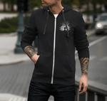 "Floating Lotus" Zip Up Hoodie