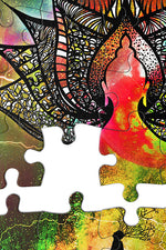 "Floating Lotus" - 1000 Piece Wooden Puzzle