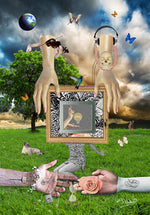 14" x 20" Titled: "I Can't Tell If You're Laughing" - Limited Edition Print