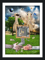 14" x 20" Titled: "I Can't Tell If You're Laughing" - Limited Edition Print