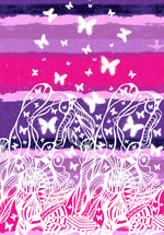 "Butterflies" Capri Style Leggings