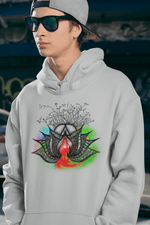 "Floating Lotus" Pull Over Hoodie