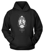 "Hamsa Mandala" Pull Over Hoodie