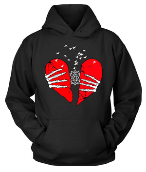 "Open Your Heart" Pull Over Hoodie