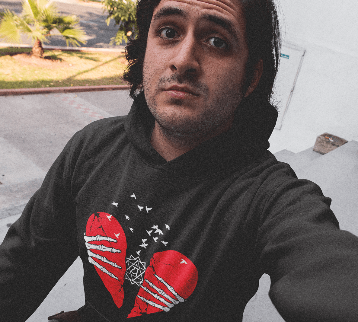 "Open Your Heart" Pull Over Hoodie